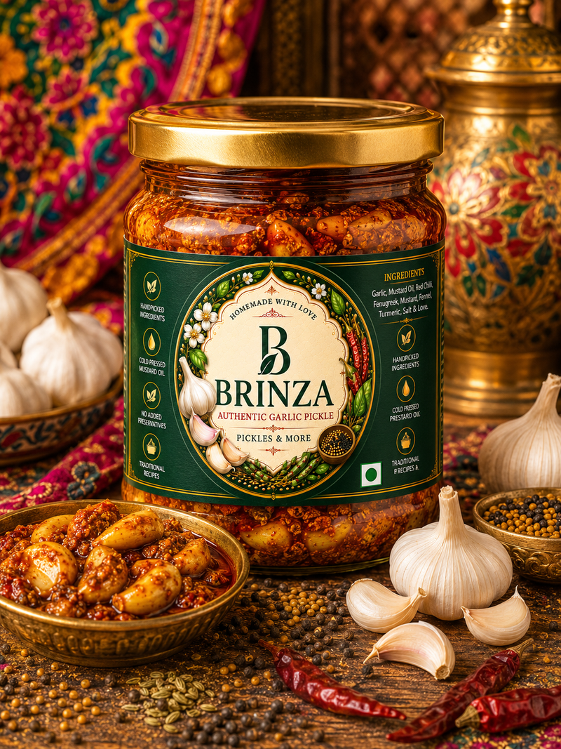 Brinza Garlic Pickle, 250 g