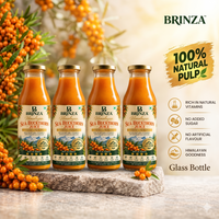 Brinza Himalayan Sea Buckthorn Juice, 300 ml glass bottle, pack of 4