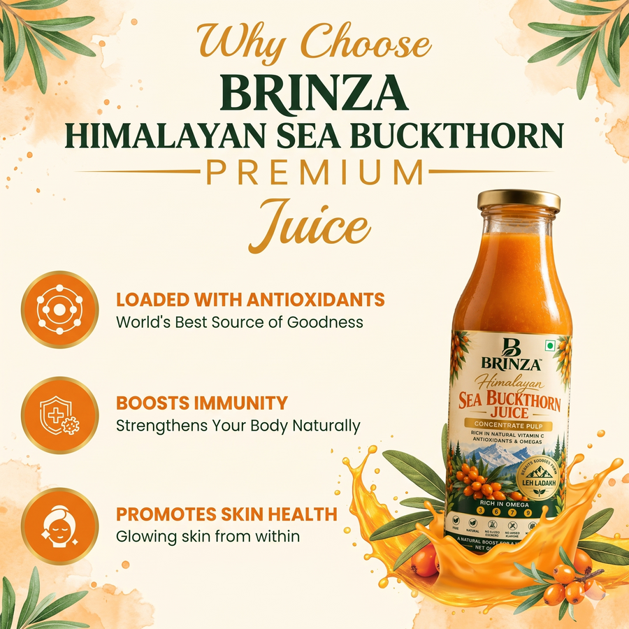 Brinza Himalayan Sea Buckthorn Juice, why choose