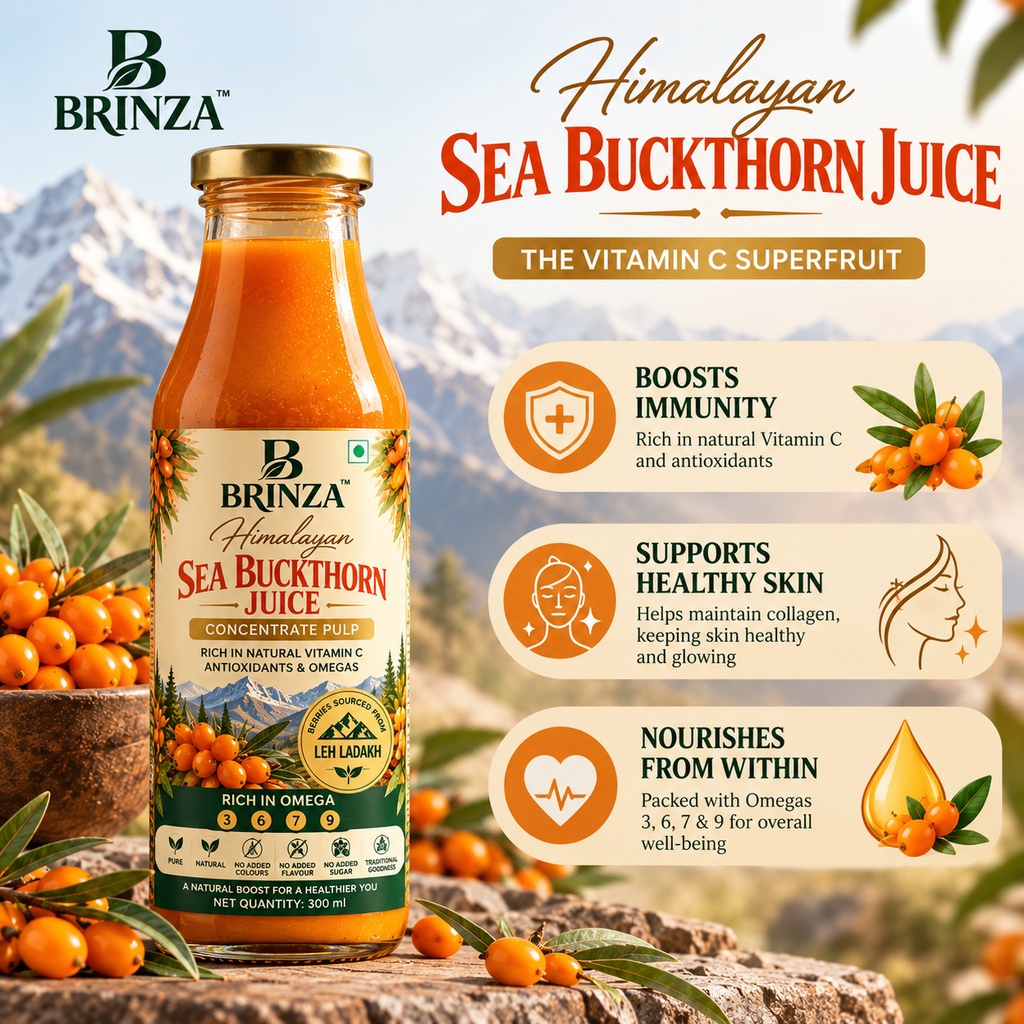 Sea Buckthorn Juice-Cold Pressed Immunity Boost(300ml)